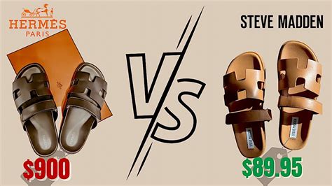 steve madden hermes duoe|hermes sandals vs steve madden.